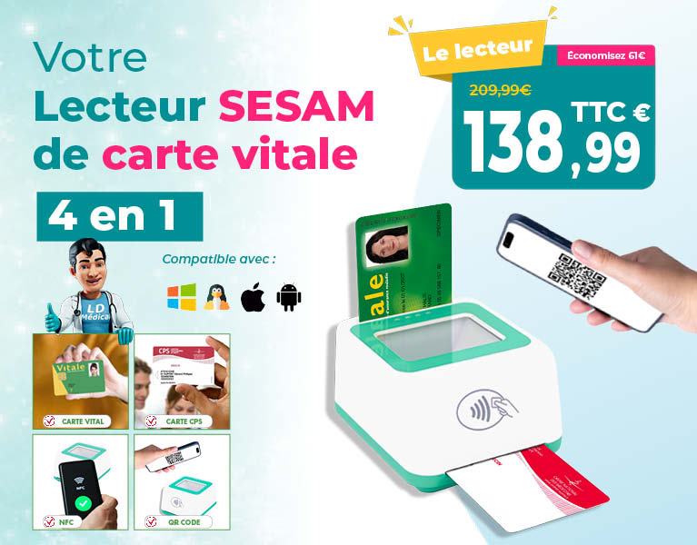 Lecteur de carte SESAM