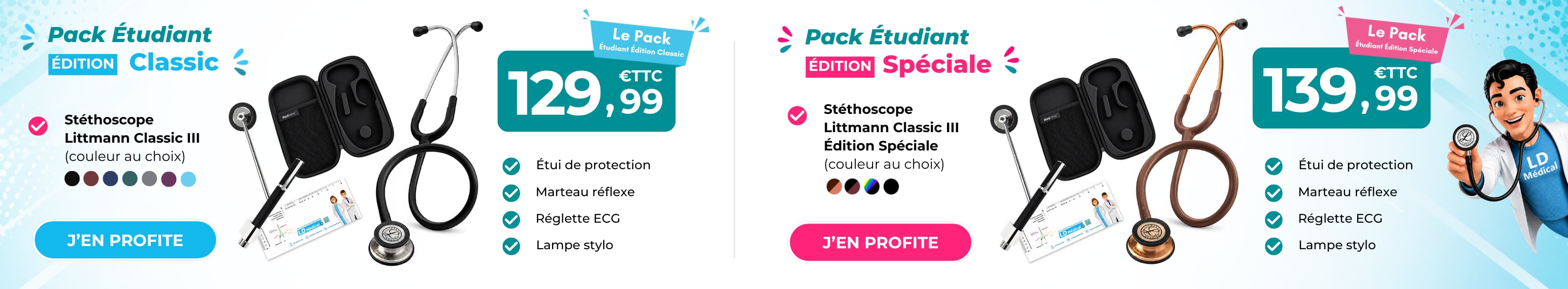 Packs etudiants LD Médical