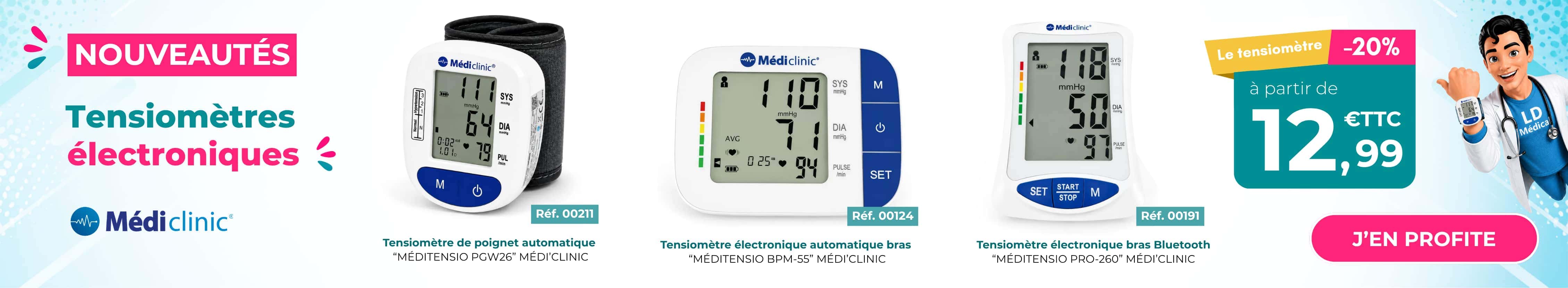 Tensiomètres MÉDI'CLINIC