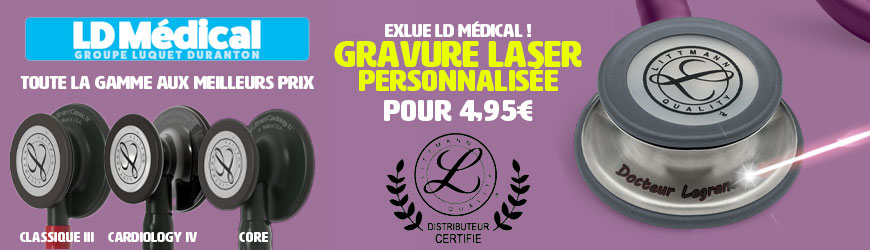 Stéthscopes 3M Littmann gravé au laser