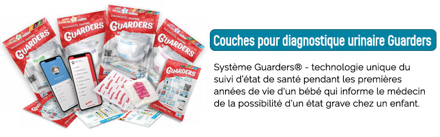 couches Guarders pour diagnostique urinaire