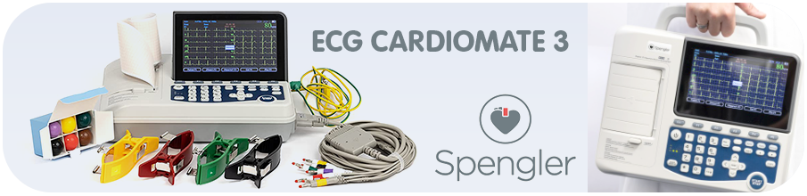 Image gamme électrocardiographe Spengler Cardiomate