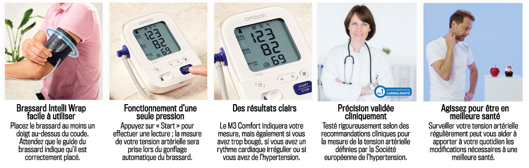 TENSIOMÈTRE ELECTRONIQUE AU BRAS OMRON M3