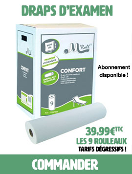 ROULEAU DRAPS D'EXAMEN2,90€ H.T. le rouleau – HADDLEY & COOPER