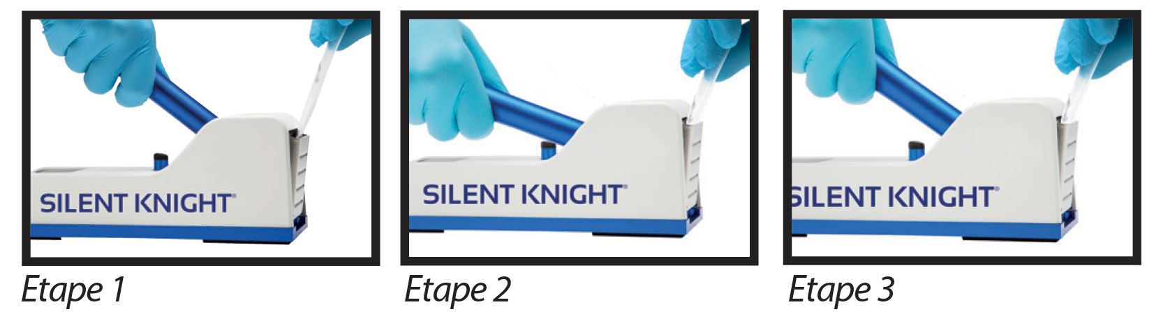 Utilisation du broyeur de comprimés Silent Knight 3