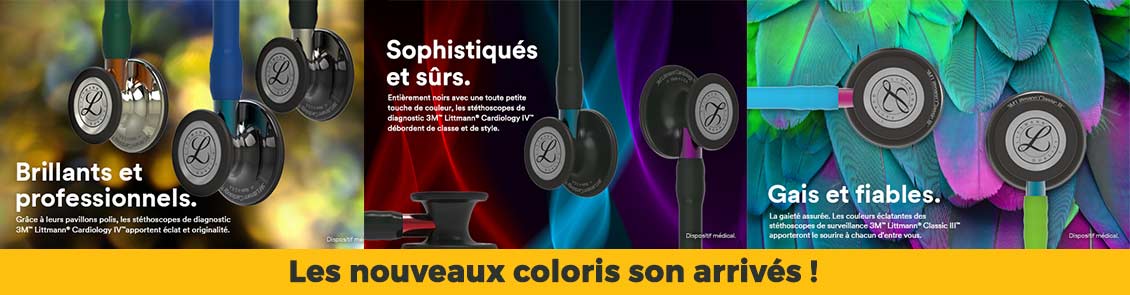 Stéthoscopes Littmann Nouveaux coloris