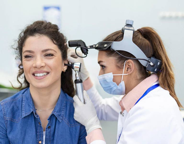 otoscope pour médecin utilisation à examen le oreilles, médical